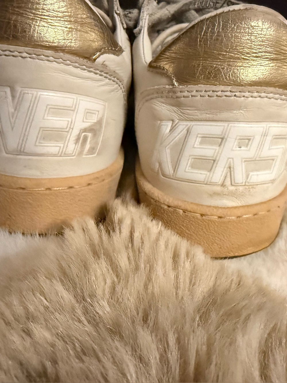 Golden Goose Women’s White & Beige Superstar Low-Top Sneakers Size 37. - Picture 5 of 5